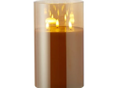 Rogue Amber Triflame Candle 15x15x25cm on Sale