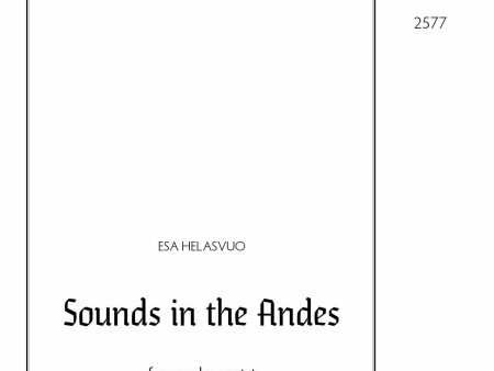 Sounds in the Andes For Sale