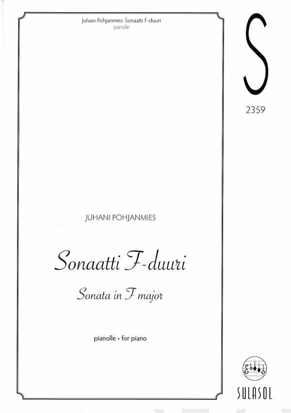 Sonaatti F-duuri on Sale