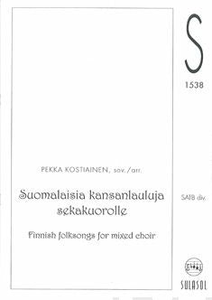 Suomalaisia kansanlauluja sekakuorolle (SATB div.) Online Sale