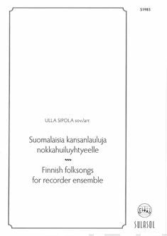 Suomalaisia kansanlauluja nokkahuiluyhtyeelle Online